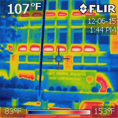 Foley Federal Building exterior thermal imaging study