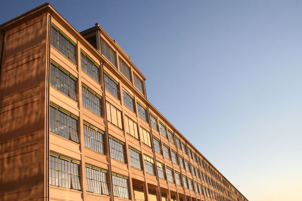 Old building windows